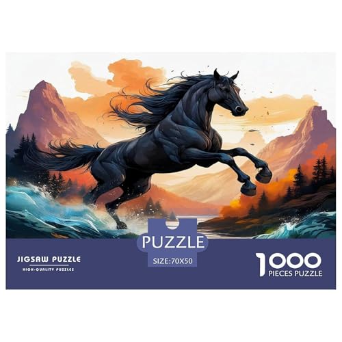 Pferd Puzzles 1000 Teile Schwer Puzzle Spielzeug Lernspiel Impossible Herausforderung Spielzeug Für Erwachsene Und Kinder Ab 14 Jahren 70x50cm/1000pcs Pferd Puzzles 1000 Teile Schwer Puzzle Spielzeug Lernspiel Impossible Herausforderung Spielzeug Für Erwachsene Und Kinder Ab 14 Jahren 70x50cm/1000pcs von UNRXJZLVM