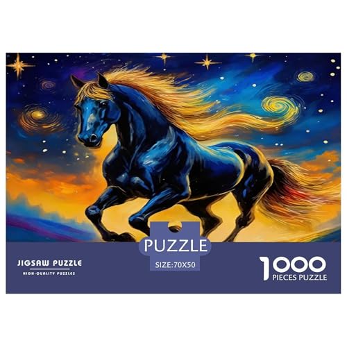 Pferd Puzzles 1000 Teile Schwer Puzzle Spielzeug Pädagogisches Spiel Impossible Herausforderungsspielzeug Für Erwachsene Kinder 70x50cm/1000pcs Pferd Puzzles 1000 Teile Schwer Puzzle Spielzeug Pädagogisches Spiel Impossible Herausforderungsspielzeug Für Erwachsene Kinder 70x50cm/1000pcs von UNRXJZLVM