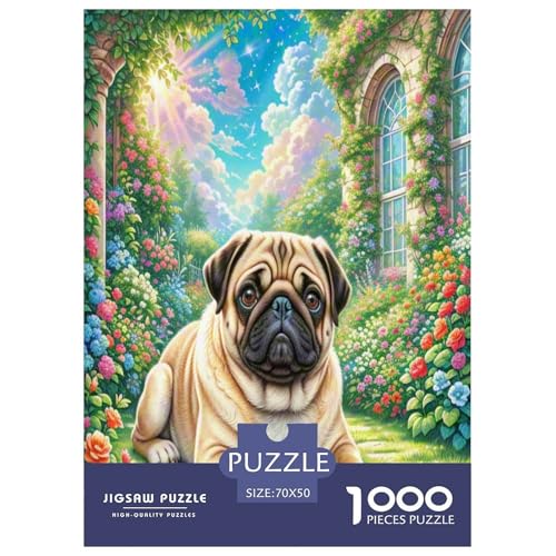 Pug Puzzle 1000-teilige Schwer Puzzle Spielzeug Lernspiel Impossible Herausforderung Spielzeug Für Erwachsene Und Kinder Ab 14 Jahren 70x50cm/1000pcs Pug Puzzle 1000-teilige Schwer Puzzle Spielzeug Lernspiel Impossible Herausforderung Spielzeug Für Erwachsene Und Kinder Ab 14 Jahren 70x50cm/1000pcs von UNRXJZLVM
