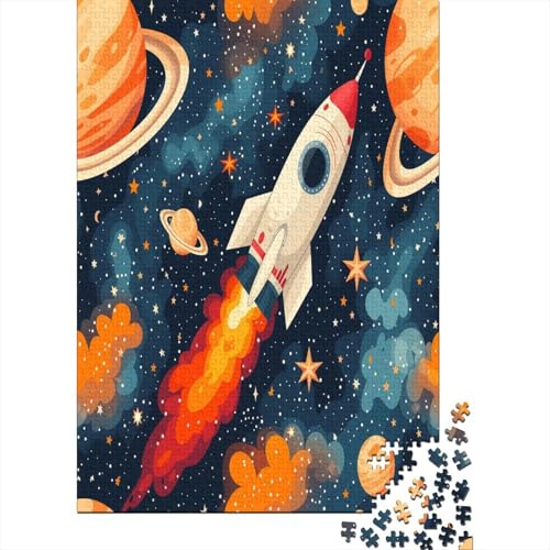 Rakete Puzzle 1000 Teile Erwachsene Puzzles Für Erwachsene Klassische Puzzles 1000 Teile Erwachsene Puzzlespiel Schwer Pädagogisches Spielzeug Erwachsene Kinder Puzzel 1000pcs (75x50cm) von UNRXJZLVM