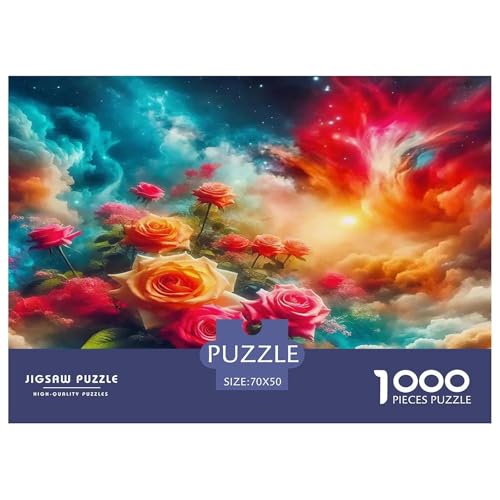 Rose Puzzle 1000 Teile Schwer Puzzle Spielzeug Lernspiel Impossible Herausforderung Spielzeug Für Erwachsene Und Kinder in Bewährter 70x50cm/1000pcs Rose Puzzle 1000 Teile Schwer Puzzle Spielzeug Lernspiel Impossible Herausforderung Spielzeug Für Erwachsene Und Kinder in Bewährter 70x50cm/1000pcs von UNRXJZLVM