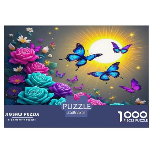 Rose Puzzle 1000-teilige Schwer Puzzle Spielzeug Pädagogisches Spiel Impossible Herausforderung Spielzeug Für Erwachsene Und Kinder Ab 12 Jahren 38x26cm/1000pcs Rose Puzzle 1000-teilige Schwer Puzzle Spielzeug Pädagogisches Spiel Impossible Herausforderung Spielzeug Für Erwachsene Und Kinder Ab 12 Jahren 38x26cm/1000pcs von UNRXJZLVM