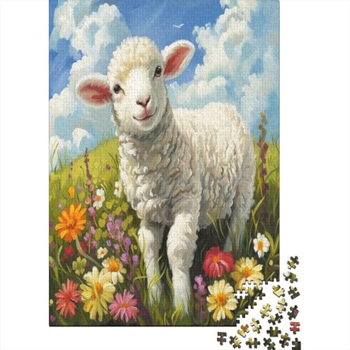 Schafe Puzzle 1000 Teile Puzzle Für Erwachsene Und Kinder Ab 14 Jahren Puzzel 1000pcs (75x50cm) von UNRXJZLVM