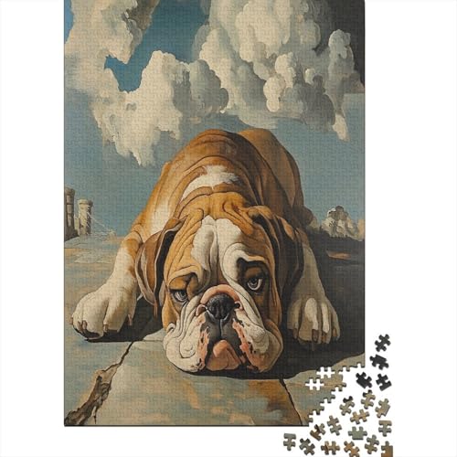 Shar Pei Puzzle 1000 Teile Puzzles Für Erwachsene Lernspiel Herausforderungsspielzeug 1000-teilige Puzzlespiel Für Erwachsene Kinder Puzzel 1000pcs (75x50cm) von UNRXJZLVM