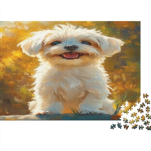 Shih Tzu.. Holzpuzzle Erwachsene, 1000 Teile Großes Holzpuzzle Für Erwachsene Und Kinder, Anzug Klassisches Puzzle Für Kinder Ab 12 Jahren Und Erwachsene 1000pcs (75x50cm) von UNRXJZLVM