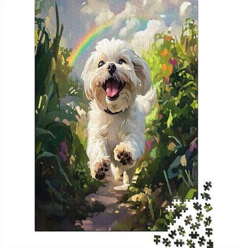 Shih Tzu.. Puzzle 1000 Teile, Puzzle Für Erwachsene, Impossible Puzzle, Geschicklichkeitsspiel Für Die Ganze Familie, Puzzle Farbenfrohes, Puzzle-Geschenk, Puzzle 1000pcs (75x50cm) von UNRXJZLVM