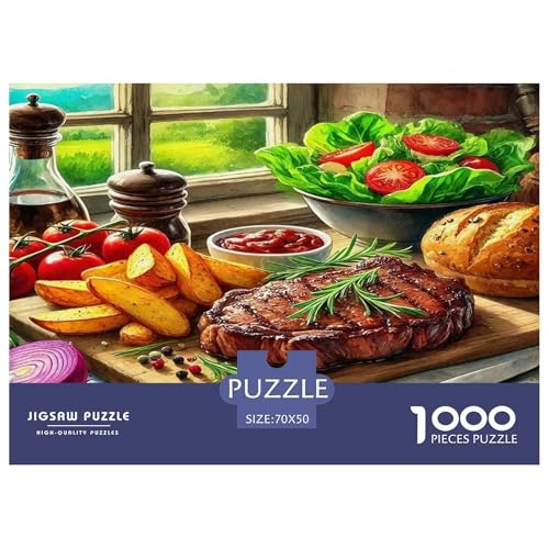Steak Puzzles 1000 Teile Schwer Puzzle Spielzeug Lernspiel Impossible Herausforderungsspielzeug Für Erwachsene Und Kinder Ab 14 Jahren 70x50cm/1000pcs Steak Puzzles 1000 Teile Schwer Puzzle Spielzeug Lernspiel Impossible Herausforderungsspielzeug Für Erwachsene Und Kinder Ab 14 Jahren 70x50cm/1000pcs von UNRXJZLVM