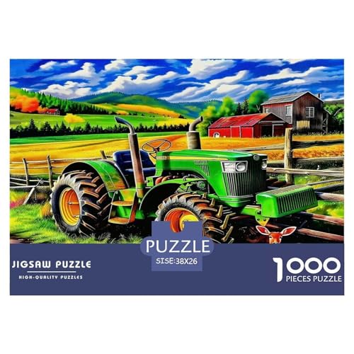 Traktor Puzzle 1000 Teile Schwer Puzzle Spielzeug Pädagogisches Spiel Impossible Herausforderungsspielzeug Für Erwachsene Kinder 38x26cm/1000pcs Traktor Puzzle 1000 Teile Schwer Puzzle Spielzeug Pädagogisches Spiel Impossible Herausforderungsspielzeug Für Erwachsene Kinder 38x26cm/1000pcs von UNRXJZLVM