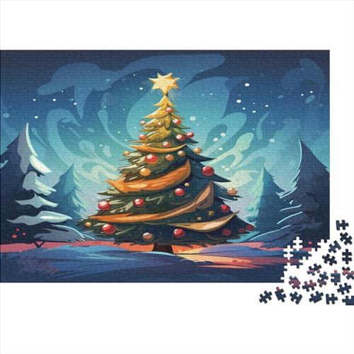 Weihnachtsbaum Puzzle 1000 Teile,Puzzle Für Erwachsene, Impossible Puzzle,Puzzle 1000 Puzzle Home DekoRatteion Puzzle,Erwachsenenpuzzle Puzzel 1000pcs (75x50cm) von UNRXJZLVM