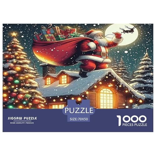 Weihnachtsmann Puzzle 1000 Teile Schwer Puzzle Spielzeug Pädagogisches Spiel Impossible Herausforderungsspielzeug Für Erwachsene Und Kinder Ab 14 Jahren 70x50cm/1000pcs Weihnachtsmann Puzzle 1000 Teile Schwer Puzzle Spielzeug Pädagogisches Spiel Impossible Herausforderungsspielzeug Für Erwachsene Und Kinder Ab 14 Jahren 70x50cm/1000pcs von UNRXJZLVM