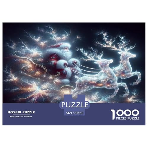 Weihnachtsmann Puzzle 1000-teilige Schwer Puzzle Spielzeug Lernspiel Impossible Herausforderung Spielzeug Für Erwachsene Und Kinder Ab 14 Jahren 70x50cm/1000pcs Weihnachtsmann Puzzle 1000-teilige Schwer Puzzle Spielzeug Lernspiel Impossible Herausforderung Spielzeug Für Erwachsene Und Kinder Ab 14 Jahren 70x50cm/1000pcs von UNRXJZLVM