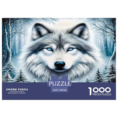 Wolf Puzzles 1000 Teile Schwer Puzzle Spielzeug Lernspiel Impossible Herausforderung Spielzeug Für Erwachsene Und Kinder Ab 14 Jahren 70x50cm/1000pcs Wolf Puzzles 1000 Teile Schwer Puzzle Spielzeug Lernspiel Impossible Herausforderung Spielzeug Für Erwachsene Und Kinder Ab 14 Jahren 70x50cm/1000pcs von UNRXJZLVM