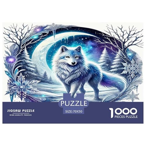 Wolf Puzzles 1000 Teile Schwer Puzzle Spielzeug Pädagogisches Spiel Impossible Herausforderung Spielzeug Für Erwachsene Und Kinder Ab 12 Jahren 70x50cm/1000pcs Wolf Puzzles 1000 Teile Schwer Puzzle Spielzeug Pädagogisches Spiel Impossible Herausforderung Spielzeug Für Erwachsene Und Kinder Ab 12 Jahren 70x50cm/1000pcs von UNRXJZLVM