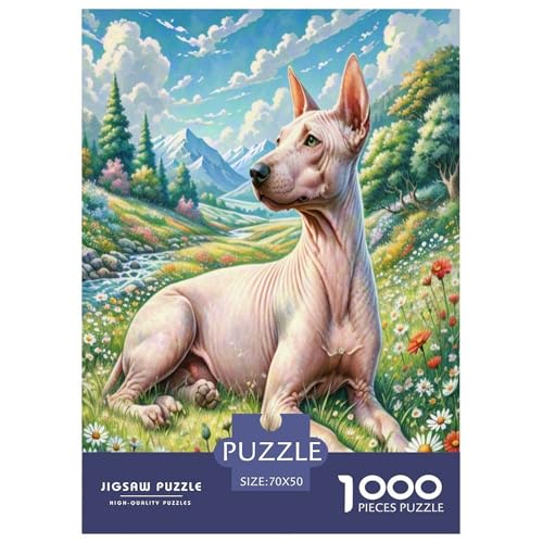 Xoloitzcuintli Puzzles 1000 Teile Schwer Puzzle Spielzeug Lernspiel Impossible Herausforderungsspielzeug Für Erwachsene Und Kinder Ab 14 Jahren 70x50cm/1000pcs Xoloitzcuintli Puzzles 1000 Teile Schwer Puzzle Spielzeug Lernspiel Impossible Herausforderungsspielzeug Für Erwachsene Und Kinder Ab 14 Jahren 70x50cm/1000pcs von UNRXJZLVM