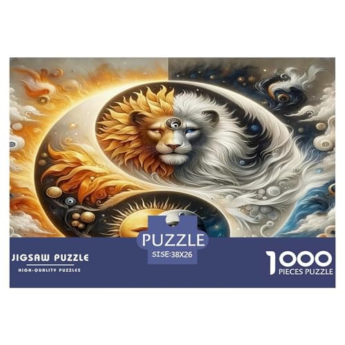 Yin-Yang Puzzles 1000 Teile Schwer Puzzle Spielzeug Lernspiel Impossible Herausforderung Spielzeug Für Erwachsene Und Kinder Ab 12 Jahren 38x26cm/1000pcs Yin-Yang Puzzles 1000 Teile Schwer Puzzle Spielzeug Lernspiel Impossible Herausforderung Spielzeug Für Erwachsene Und Kinder Ab 12 Jahren 38x26cm/1000pcs von UNRXJZLVM