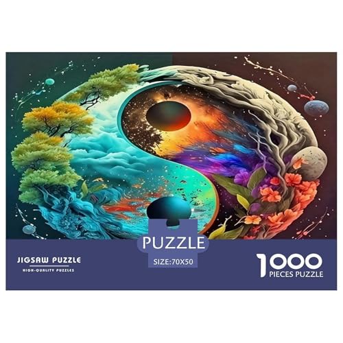Yin-Yang Puzzles 1000 Teile Schwer Puzzle Spielzeug Lernspiel Impossible Herausforderung Spielzeug Für Erwachsene Und Kinder Ab 14 Jahren 70x50cm/1000pcs Yin-Yang Puzzles 1000 Teile Schwer Puzzle Spielzeug Lernspiel Impossible Herausforderung Spielzeug Für Erwachsene Und Kinder Ab 14 Jahren 70x50cm/1000pcs von UNRXJZLVM