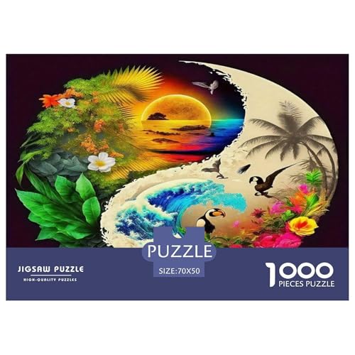 Yin-Yang Puzzles 1000 Teile Schwer Puzzle Spielzeug Pädagogisches Spiel Impossible Herausforderung Spielzeug Für Erwachsene Kinder 70x50cm/1000pcs Yin-Yang Puzzles 1000 Teile Schwer Puzzle Spielzeug Pädagogisches Spiel Impossible Herausforderung Spielzeug Für Erwachsene Kinder 70x50cm/1000pcs von UNRXJZLVM