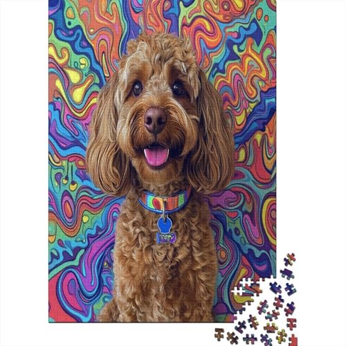 Yorkshire Terrier 1000 Stück Puzzles Für Erwachsene Teenager Stress Abbauen Familien-Puzzlespiel 1000-teiliges Puzzle Kinder Lernspiel Spielzeug Geschenk Puzzel 1000pcs (75x50cm) von UNRXJZLVM