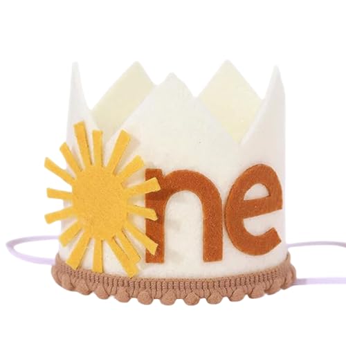 Bunter Stoff-Geburtstagshut, hell und lustig, Baby zum Umdrehen, sicher, Partykleidung, geschlechtsneutraler Hut Bunter Stoff-Geburtstagshut, hell und lustig, Baby zum Umdrehen, sicher, Partykleidung, geschlechtsneutraler Hut von UNTERING