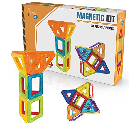 UNVI - Magnetic Kit 20 Teile TACHAN Bauspiele, Mehrfarbig (709T00632) von UNVI