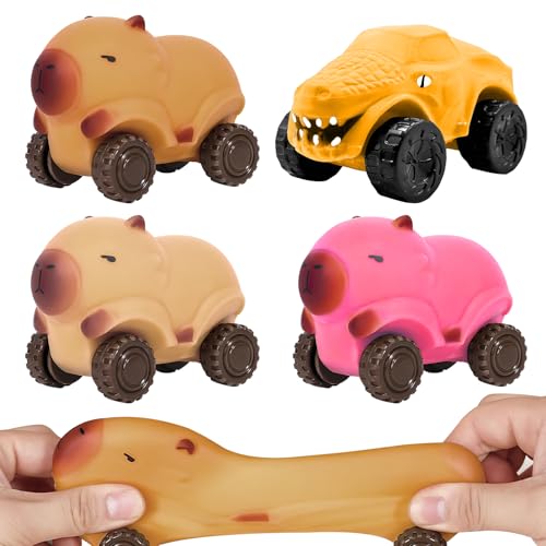 3 Stück Capybara Anti Stress Spielzeug, Squeeze Stress Relief Toys Kapybara-Kugelfisch Anti Stress Stressbälle Squeeze Toy Squishy Fidget Toys Soft Squeeze Stressabbau Spielzeug von UOCAI