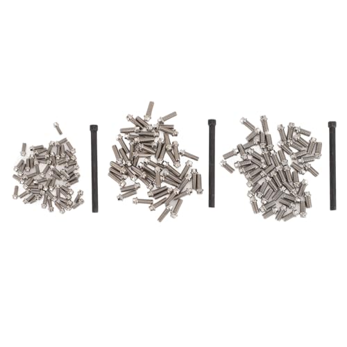 UPALDHOU 150pcs RC Rad Hub -Nabenschrauben, M2 M2,5 M3 Edelstahlschrauben -Kit für 1/8, 1/10, /12, /16 RC Auto, Bestehend aus Premium Edelstahlmaterial Bestehen UPALDHOU 150pcs RC Rad Hub -Nabenschrauben, M2 M2,5 M3 Edelstahlschrauben -Kit für 1/8, 1/10, /12, /16 RC Auto, Bestehend aus Premium Edelstahlmaterial Bestehen von UPALDHOU