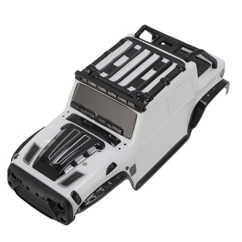 UPALDHOU Cool White Fernbedienungs -Kontrollkörperschale mit Trendigem Design für SCY 16103 RC -Automodell, Leichtes Kunststoffmaterial, Einfache Installation, Schutzabdeckung für RC Auto UPALDHOU Cool White Fernbedienungs -Kontrollkörperschale mit Trendigem Design für SCY 16103 RC -Automodell, Leichtes Kunststoffmaterial, Einfache Installation, Schutzabdeckung für RC Auto von UPALDHOU