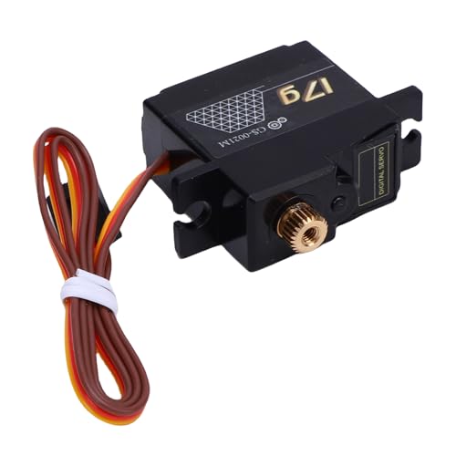 UPALDHOU Digital Servo, Genaue und wasserdichte 17G -Metall -Getriebe Servomotor für Mini RC Crawler Autos, Empfindlich und Schnell, Wärmeableitungsmaterial, Breite Anwendung mit 25T Servo UPALDHOU Digital Servo, Genaue und wasserdichte 17G -Metall -Getriebe Servomotor für Mini RC Crawler Autos, Empfindlich und Schnell, Wärmeableitungsmaterial, Breite Anwendung mit 25T Servo von UPALDHOU