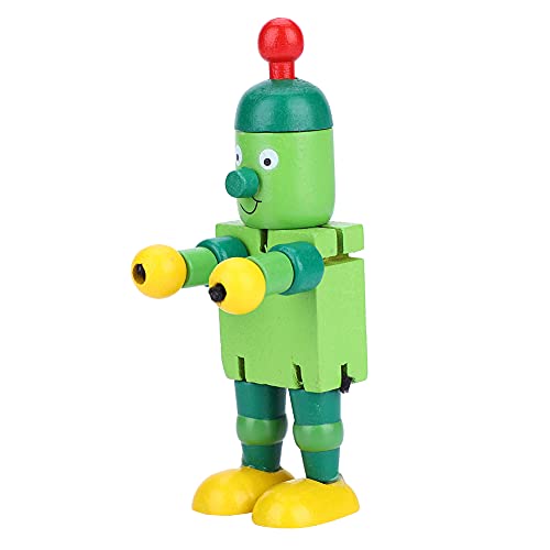 UPALDHOU Hölzernes Roboterspielzeug, Lernroboterspielzeug für, Gehirnentwicklung, Ideales für und Mädchen (Green) von UPALDHOU