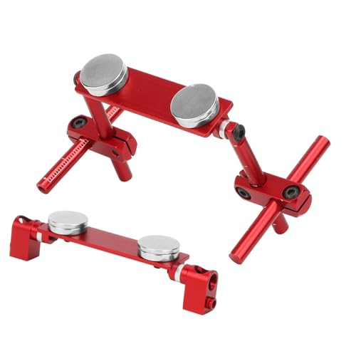 UPALDHOU RC Car Body Mount Kit Unsichtbare Magnetische, Magnetische Karosseriehalterung für HSP 1/10 RC Racing Car Car & Truck Karosserien (Rot) von UPALDHOU