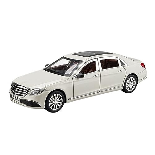 Für E300 Legierung Auto Modell Diecast Metall Fahrzeuge Automodel Sound Licht 1:32(Weiß) von UPIKIT