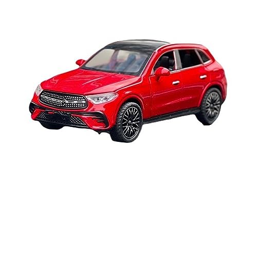 Für GLC 400er SUV Legierung Auto Modell Diecast Metall Auto Modell Sound Und Licht 1:32(Rot) von UPIKIT