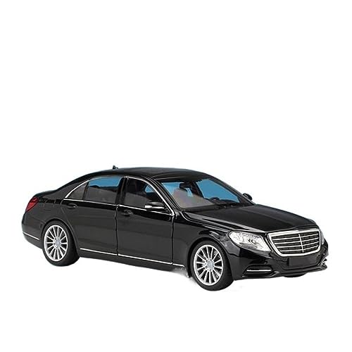 Für S-Klasse S500 Legierung Auto Modell Diecast Metall Auto Modell 1:24 (Schwarz) von UPIKIT