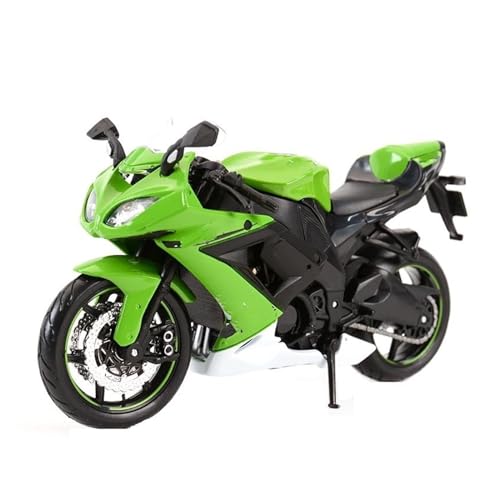 Maßstab 1:12 Für Für Ninja ZX-10R Legierung Geformt Motorrad Modell Dekorative Ornamente Weihnachtsgeschenk(Grün) von UPIKIT