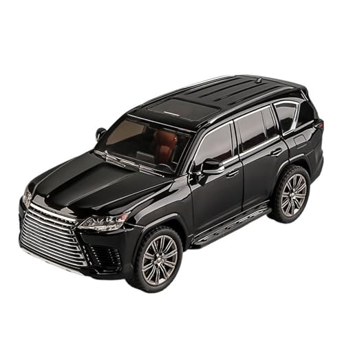 Maßstab 1:24 Für LX600 Legierung Auto Modell Diecasts Metall Geländefahrzeuge Modell Dekorative Ornamente(Schwarz) von UPIKIT