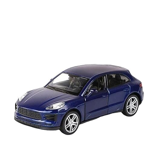 Maßstab 1:36 Für MACAN SUV Diecast Metalllegierung Modell Auto Weihnachten Geburtstag(Blue) von UPIKIT