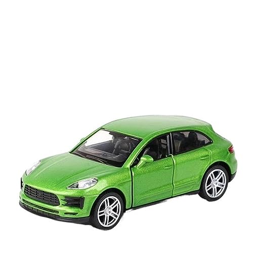 Maßstab 1:36 Für MACAN SUV Diecast Metalllegierung Modell Auto Weihnachten Geburtstag(Grün) von UPIKIT