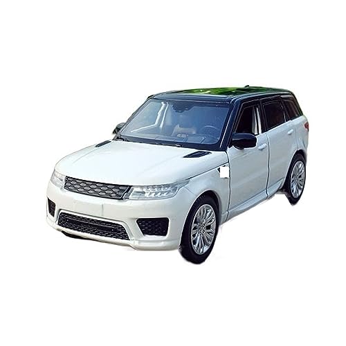 UPIKIT Legierung Sportwagenmodell Sound und Licht Zurückziehbares Automodell Geschenk 1:32 Ab 14 Jahren geeignet (Color : White) von UPIKIT