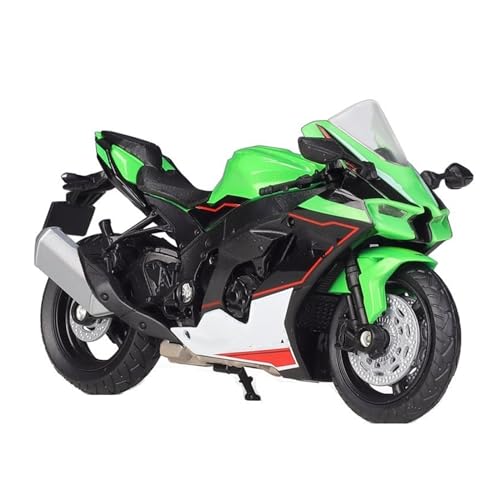 UPIKIT Maßstab 1:18 für Ninja Zx10r 2021 Legierung Druckguss Metall Motorrad Modell für Motorrad-Enthusiasten von UPIKIT