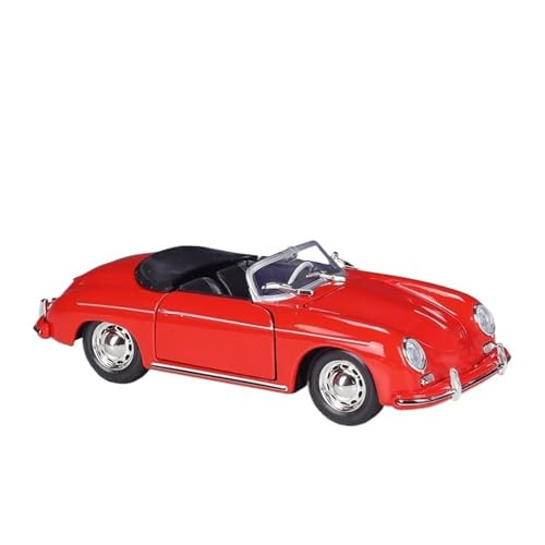 UPIKIT Maßstab 1:24 für 356A Racing Alloy Car Model Diecast Metal Vehicles Model Birthday (Red) von UPIKIT