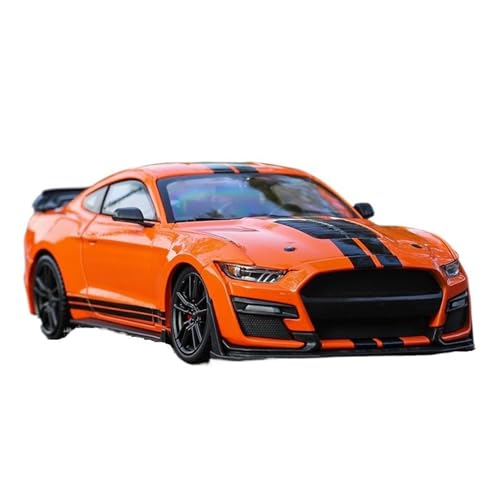 UPIKIT Maßstab 1:24 für Shelby GT500 Modellauto statische Legierung Supersportwagen-Modell (Orange) von UPIKIT