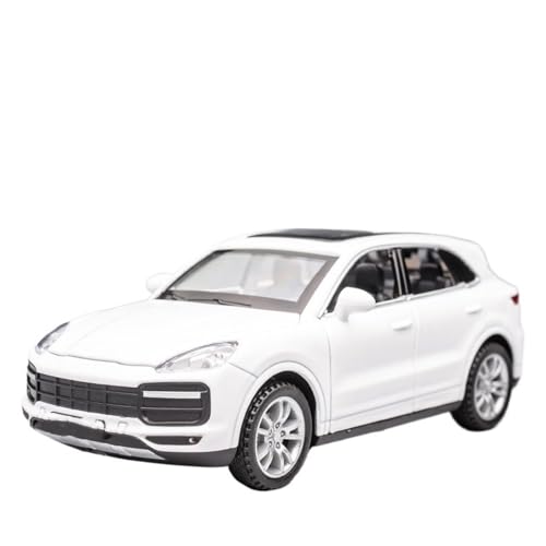 UPIKIT Maßstab 1:32 Für Cayenne SUV Legierung Druckguss Auto Modell Metall Dekoration Geburtstagsgeschenk (White) von UPIKIT