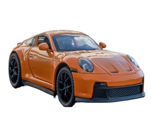 UPIKIT Maßstab 1:32 für 911 GT3 Automodell Metalllegierung Druckguss Sound Licht Automodell Pullback (Orange) von UPIKIT