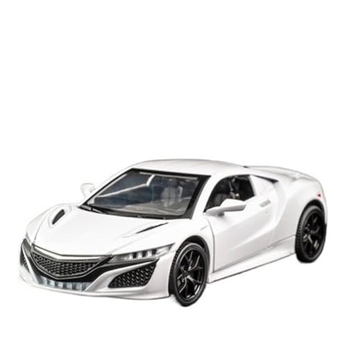 UPIKIT Maßstab 1:32 für Acura NSX Alloy Spaorts Metalldruckguss-Modell Super Sound und leichtes Automodell(White) von UPIKIT