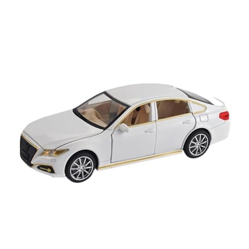 UPIKIT Maßstab 1:32 für Crown Metal Alloy Diecast Vehicles Modell Sound und Licht Pull Back Car Modell Geburtstag Weihnachten (White) von UPIKIT