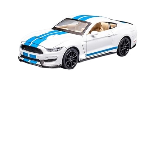 UPIKIT Maßstab 1:32 für Shelby GT350 Supersportwagen-Modell aus Metalllegierung mit Pull-Back-Mechanismus (White) von UPIKIT