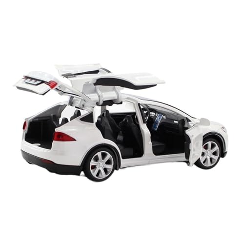 UPIKIT Maßstab 1:32 für X-Modell Auto Legierung Automodell Druckguss dekorative Ornamente (White) von UPIKIT