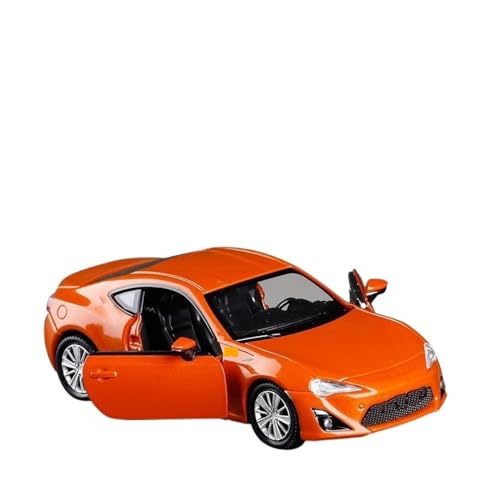 UPIKIT Maßstab 1:36 für GT86 Automodell Legierung Ornamente Druckguss Automodell(Orange) von UPIKIT