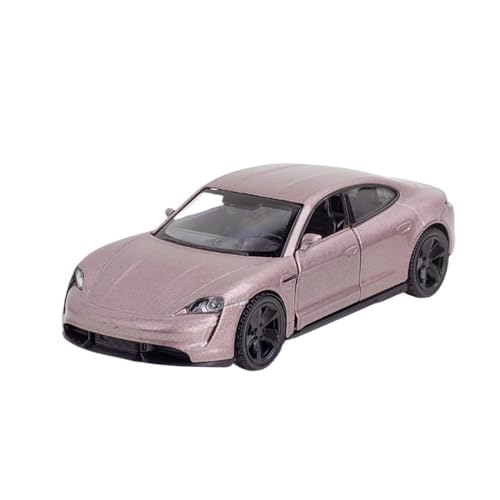 UPIKIT Maßstab 1:36 für Taycan Turbo S Druckguss-Fahrzeugmodell aus Metalllegierung mit Auto-Pull-Back-Muster (Purple) von UPIKIT