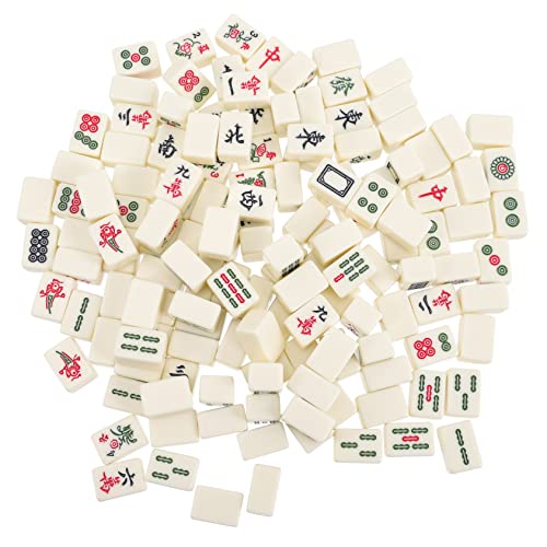 1 Satz Party-Mahjong-kit Mahjong-kit Mahjong-Fliesen Automatischer Dominozug Tragbares Schachbrett Mini-Spielzeug Mahjong-Spiel Mahjong Für Zu Hause Mahjong-Tisch Acryl- UPKOCH von UPKOCH